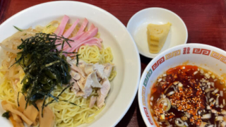 福龍酒家　ピリ辛ざるラーメン